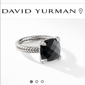 David Yurman- Diamond and Black Onyx
